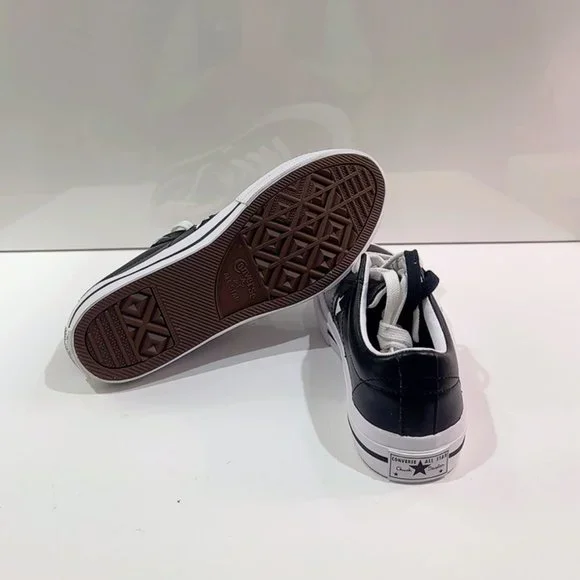Converse All ⭐️ Star Black Leather : Size : 4.5 - Picture 7 of 8